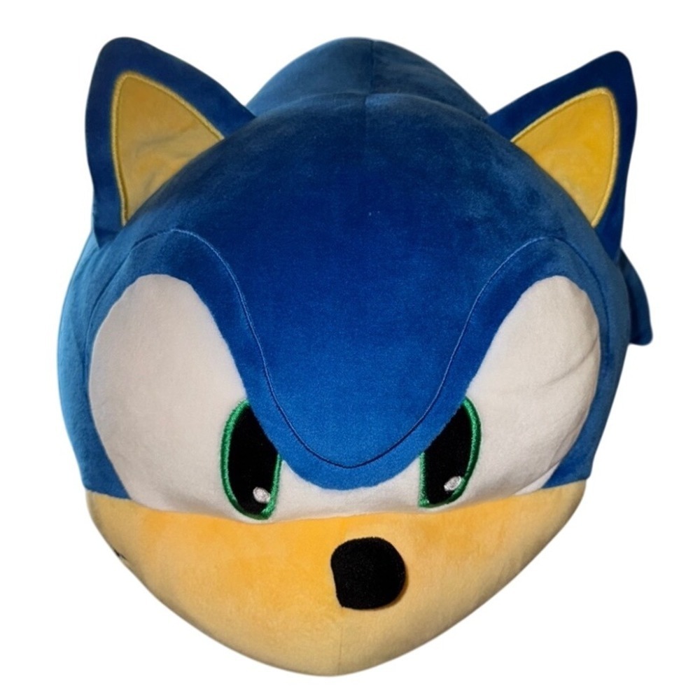 Sonic The‎ Hedgehog Large Pillow Plush Tomy Sega Club Mocchi Mocchi Game New